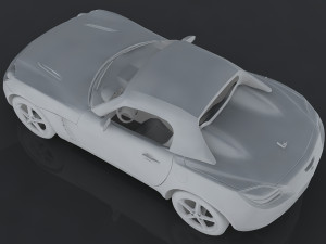 saturn sky red line 3D Модель