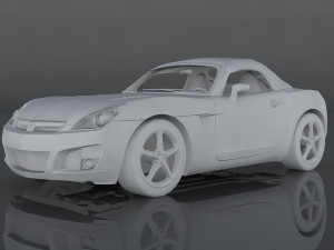 saturn sky red line 3D Модель