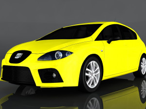 seat leon cupra 3D 모델