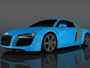 audi r8 Modelo 3D