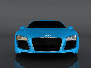 audi r8 3Dモデル