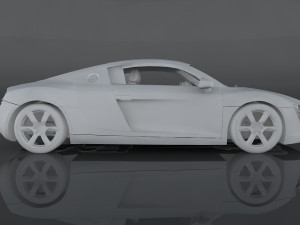 audi r8 3Dモデル