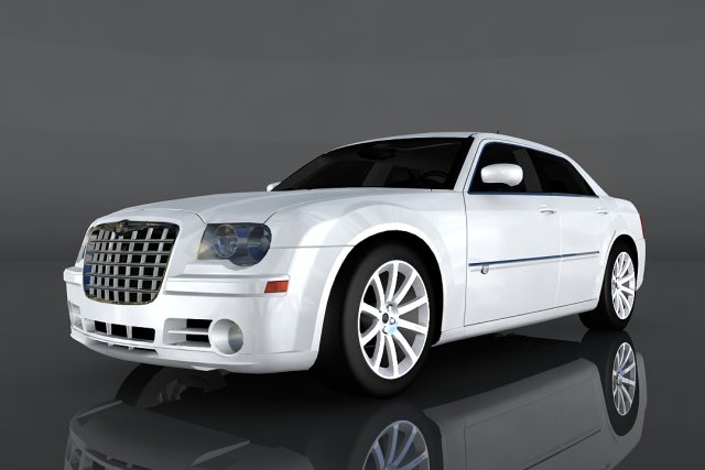 chrysler 300c srt Model 3D .c4d .max .obj .3ds .fbx .stl .blend 