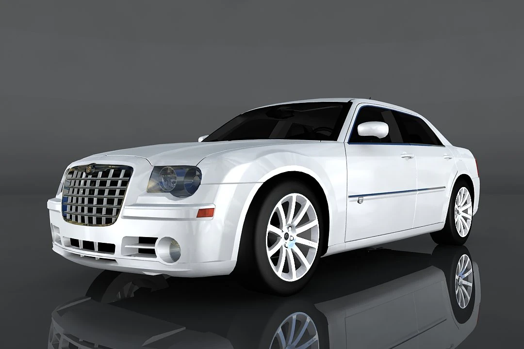chrysler 300c srt 3D Model .c4d .max .obj .3ds .fbx .stl .blend 