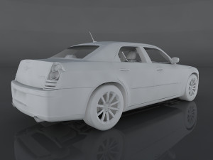 chrysler 300c srt Model 3D