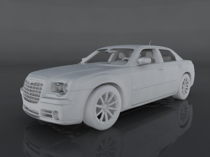 chrysler 300c srt Model 3D