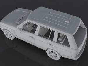 land rover range rover 3D Model