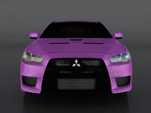 mitsubishi lancer evolution x 3D Model