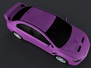 mitsubishi lancer evolution x 3D Model