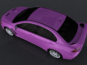 mitsubishi lancer evolution x Modelo 3D