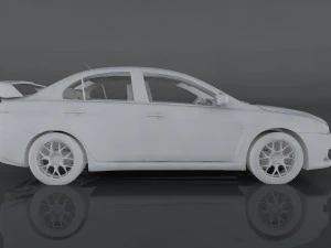 mitsubishi lancer evolution x 3D Model