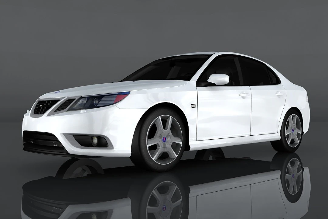 saab 9-3 turbo 3D Model .c4d .max .obj .3ds .fbx .stl .blend 