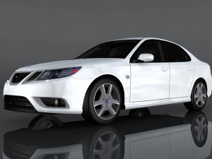 saab 9-3 turbo 3D Model