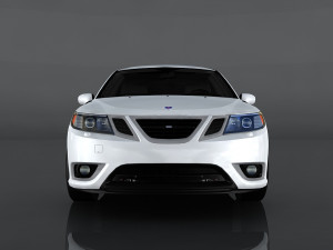 saab 9-3 turbo 3D Modell