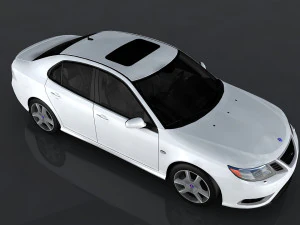 saab 9-3 turbo 3D Model