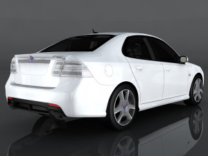 saab 9-3 turbo 3D Modell