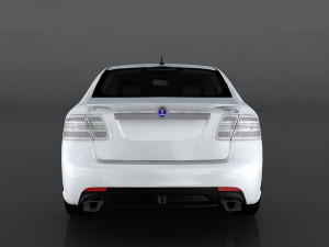 saab 9-3 turbo 3D Modell