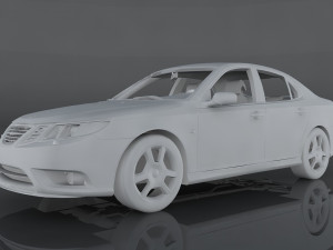 saab 9-3 turbo 3D Modell