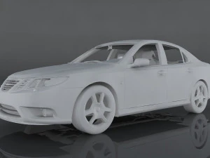 saab 9-3 turbo 3D Model