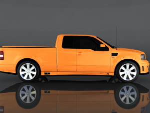 saleen s331 supercab Model 3D