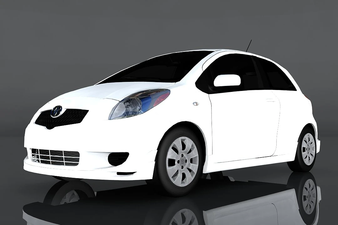 toyota yaris s 3D Model .c4d .max .obj .3ds .fbx .stl .blend