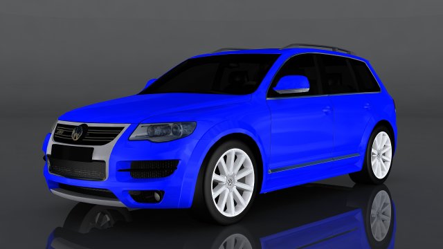 volkswagen touareg Modelo 3D .c4d .max .obj .3ds .fbx .stl .blend 