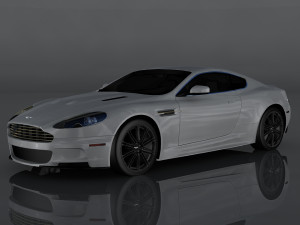 aston martin dbs 3D मॉडल