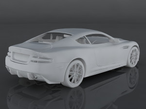 aston martin dbs Model 3D