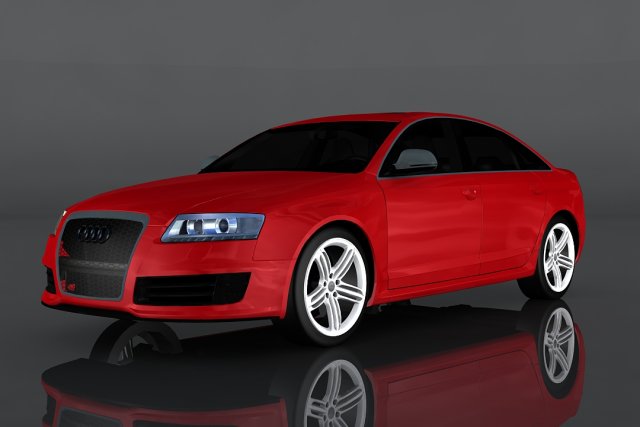 audi rs6 Modello 3D .c4d .max .obj .3ds .fbx .stl .blend 