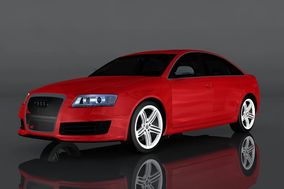 audi rs6 3D Model .c4d .max .obj .3ds .fbx .stl .blend 