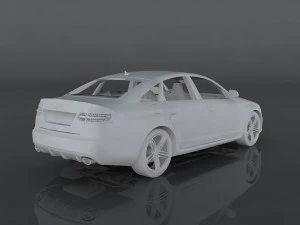 audi rs6 3D Model