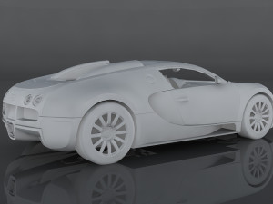 bugatti veyron 3D 模型