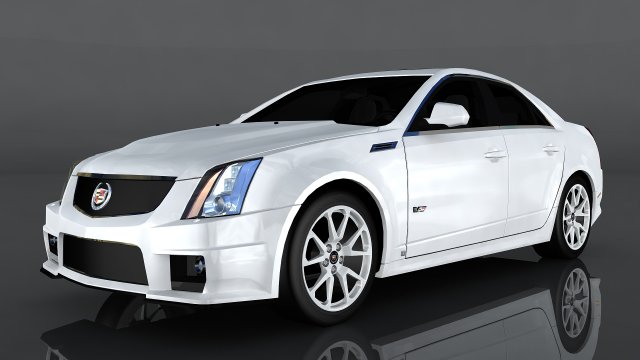 cadillac cts-v Modelo 3D .c4d .max .obj .3ds .fbx .stl .blend 