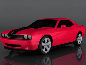 dodge challenger srt8 3D Model