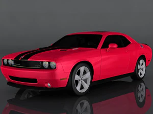 esquivar o desafiante srt8 Modelo 3D
