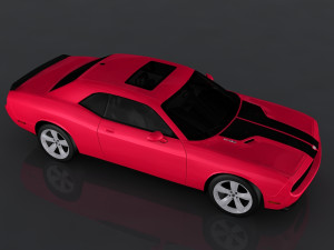 dodge challenger srt8 3D 모델