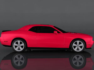 dodge challenger srt8 3D 모델