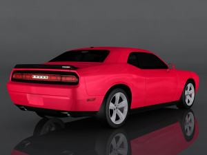 dodge challenger srt8 3D 모델