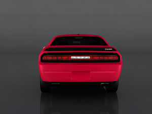 dodge challenger srt8 3D 모델