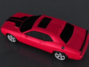 dodge challenger srt8 3D 모델
