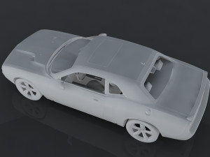 dodge challenger srt8 3D 모델