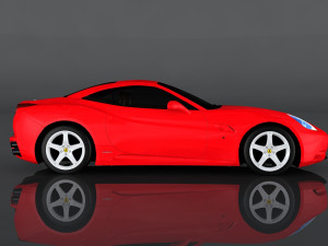 ferrari california 3D 模型