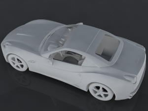 ferrari california 3D 模型