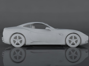 ferrari california 3D 模型