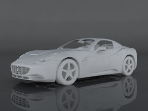 ferrari california 3D 模型