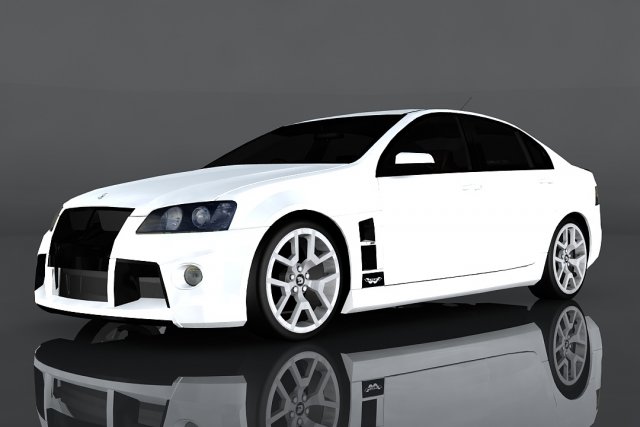 holden hsv 3D Model .c4d .max .obj .3ds .fbx .stl .blend 