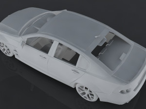 holden hsv 3D Model
