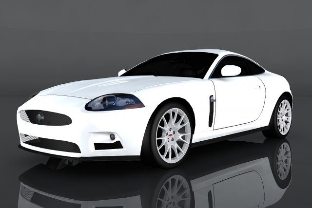 jaguar xkr Model 3D .c4d .max .obj .3ds .fbx .stl .blend 