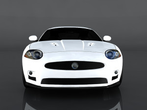 jaguar xkr Model 3D