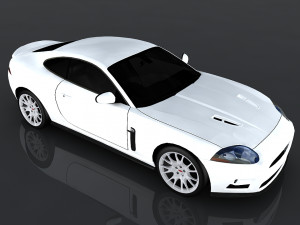 jaguar xkr Model 3D